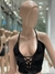 top corset taza acordonado saten #2493