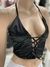 top corset taza acordonado saten #2493 - comprar online