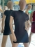vestido polera manga corta #2574 - tienda online