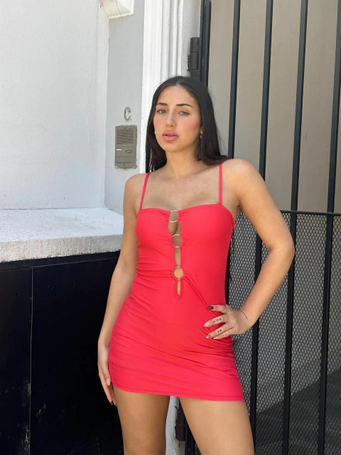 Vestido Lycra Aros #6059