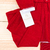 Saída maternidade tricot 4 peças vestido três flores vermelho na internet