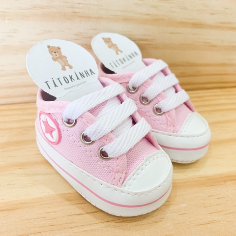 Tênis allstar rosa