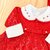 Saída maternidade tricot 4 peças vermelha 2 laços - comprar online