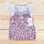 Vestido tricot margarida lilás + body rendado + faixinha