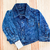Camisa manga longa jeans com bolso