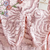 Saída maternidade tricot 3 peças rosa bebê bordado flores - Titokinha