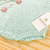 Romper jardineira tricot verde flores - Titokinha