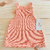 Vestido nuvem tricot laranja