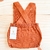 Romper Jardineira pompom terra Tricot - Titokinha