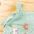 Romper jardineira tricot verde flores na internet