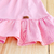 Imagem do Vestido babados algodão doce rosa