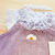 Vestido tricot margarida lilás + body rendado + faixinha - comprar online