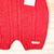 Macacão jardineira vermelho - comprar online