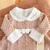 Saída maternidade tricot 4 peças vestido lista princesa rose - comprar online