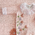 Saída maternidade tricot 3 peças rosa bebê bordado flores - comprar online