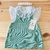 Vestido nuvem tricot verde + body rendado + faixinha