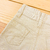 Bermuda jeans bege c/ dobra - Titokinha