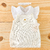 Vestido margarida tricot branco + body guippir + faixinha