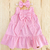 Vestido laço algodão doce rosa - comprar online