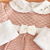 Saída maternidade tricot 4 peças vestido lista princesa rose - loja online