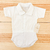 Body camisa basico branco manga curta