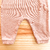Macacão jardineira longo tricot rose + body guippir ML + faixinha na internet