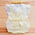 Romper Jardineira pompom amarelo Tricot + Body rendado + Faixinha