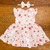 Vestido laço morangos e margaridas doce jardim c/ laço na internet