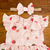 Vestido laço morangos e margaridas doce jardim c/ laço - comprar online