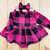 Romper coração de pano pink - comprar online