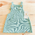 Vestido nuvem tricot verde