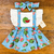 Romper sainha melancia c/ laço - comprar online