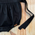 Romper preto laços e babado c/ faixa laço