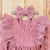 Vestido Cotelê Babados Magia dos Sonhos Rosa Chá c/ laço - loja online