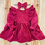 Vestido Cotelê Babados Magia dos Sonhos pink c/ laço na internet