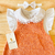 Vestido nuvem tricot laranja + body guippir + faixinha - comprar online