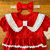 Romper magia do conto vermelho c/ faixa laço