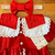 Romper magia do conto vermelho c/ faixa laço - loja online