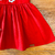 Vestido luz do coração vermelho c/ faixa laço - loja online