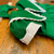 Vestido luz do coração verde c/ faixa laço - loja online