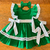 Vestido laços mágicos verde c/ faixa laço - comprar online