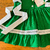 Vestido laços mágicos verde c/ faixa laço - loja online