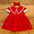 Vestido luz do coração vermelho c/ faixa laço - comprar online