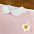 Saída maternidade tricot 3 peças rosa margaridas - loja online