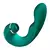 Vibrador Alice com 3 estímulos verde - Candy Shop