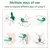 Vibrador Alice com 3 estímulos verde - comprar online