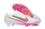 Chuteira Nike Air Zoom Mercurial Vapor XV Elite FG - Branco e Rosa