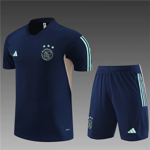 Conjunto Curto de Treino Ajax 23/24 - Azul