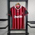 Camisa Milan I 09/10 - Masculino Retrô - Preto e Vermelho