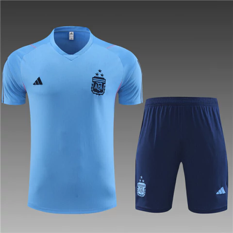 Conjunto Curto de Treino Argentina 23/24 - Azul